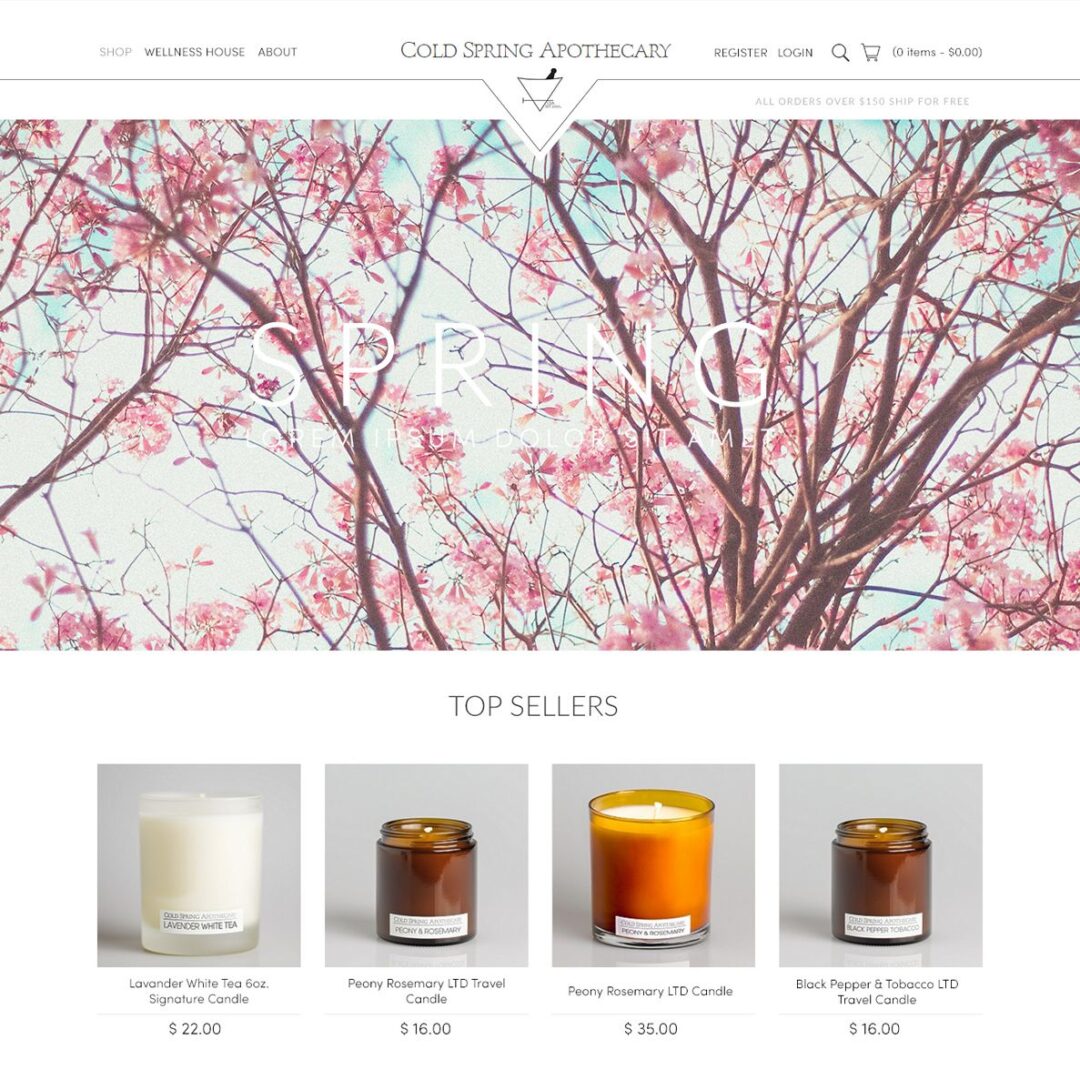 Cold Spring Apothecary – Web Design for Hyperspacehq