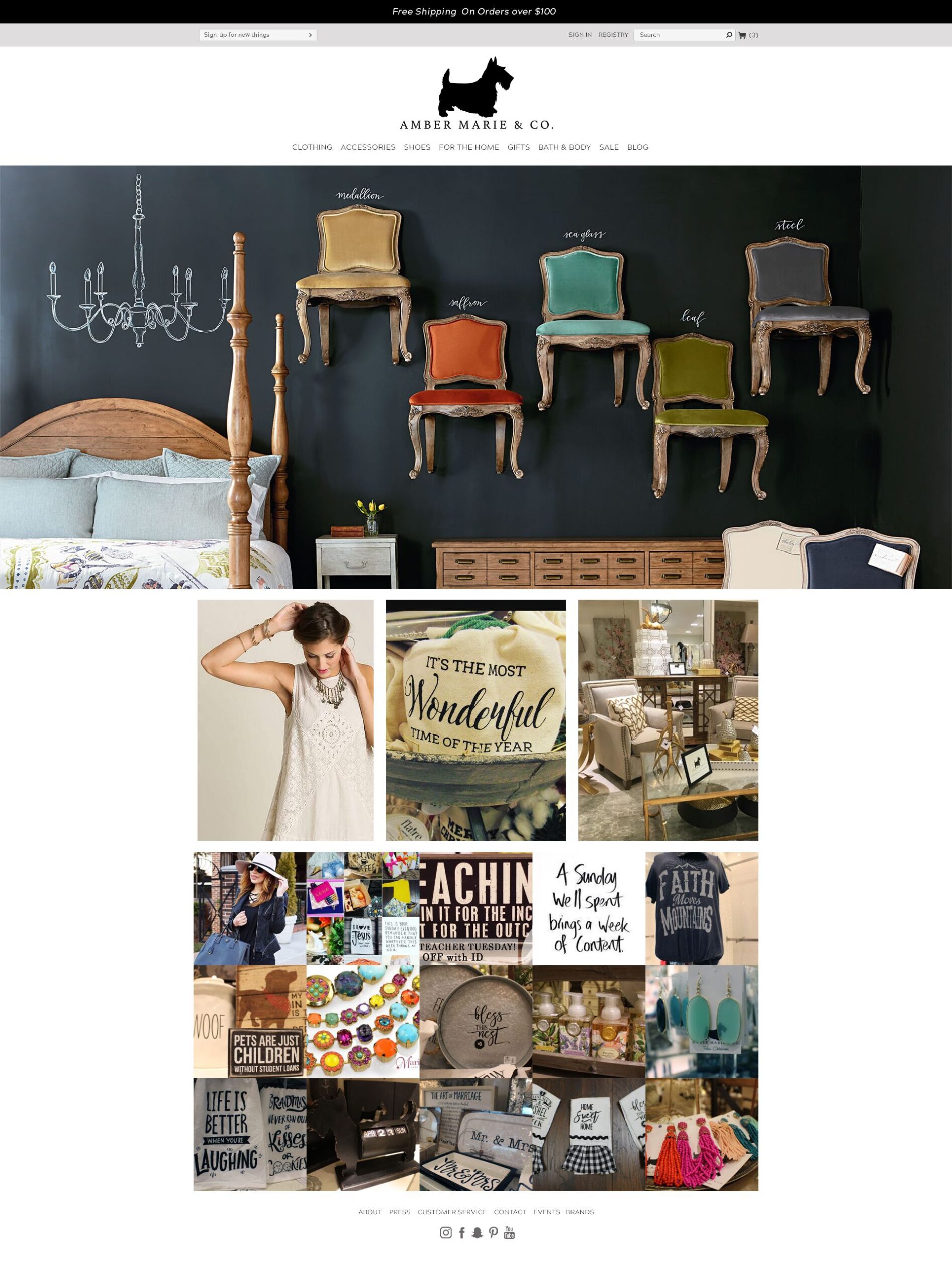 Amber Marie & CO - Web Design for Hyperspacehq