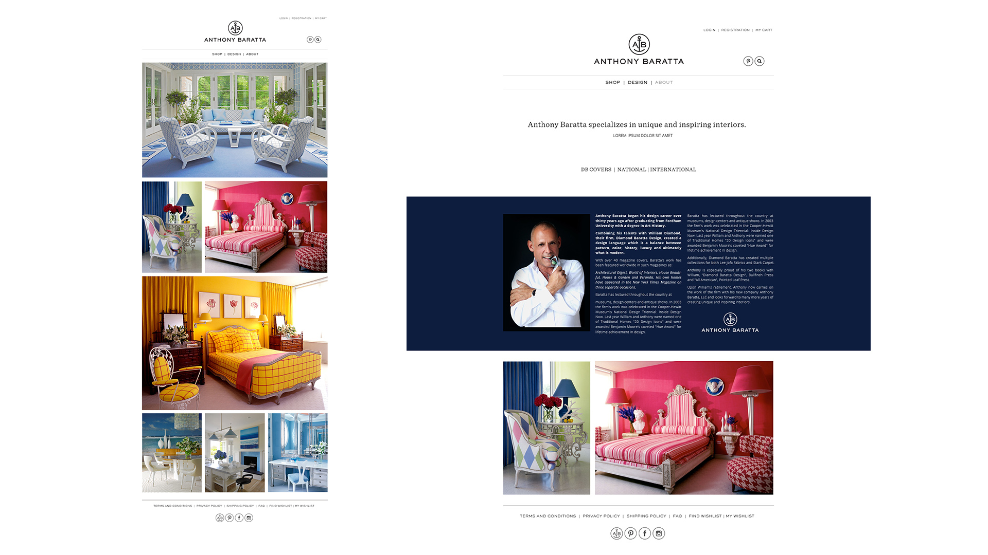 Anthony Baratta - Web Design for Hyperspacehq