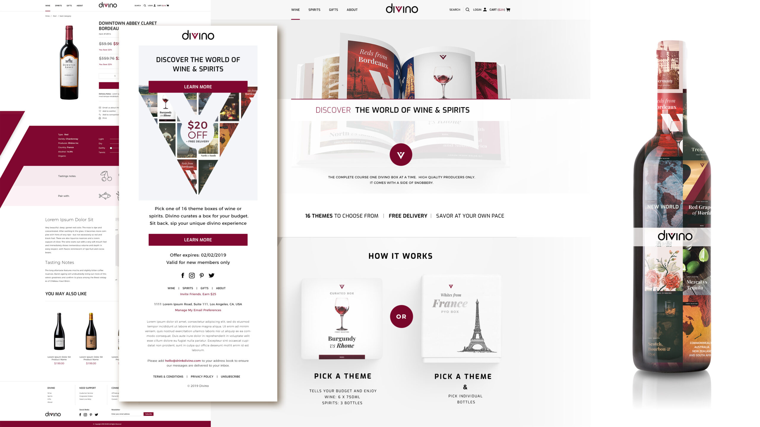 DiVino Web-design and branding