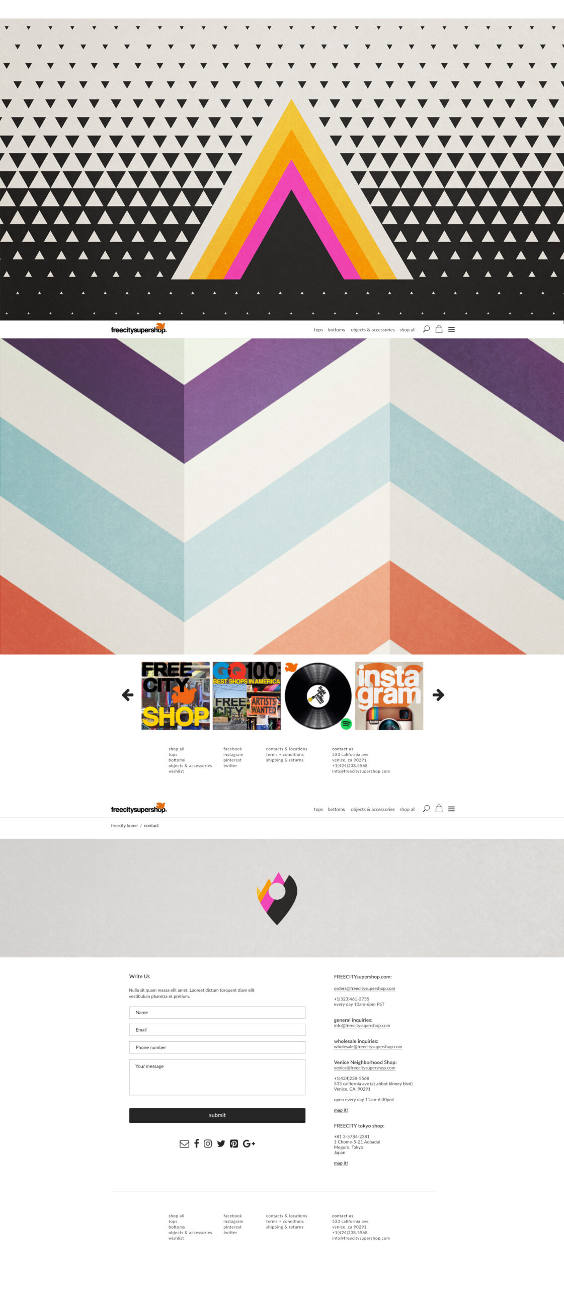 FreeCitySuperShop Web-Design for Hyperspacehq