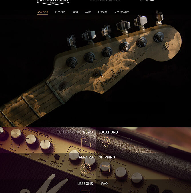 Guitarworks – Web Design for Hyperspacehq