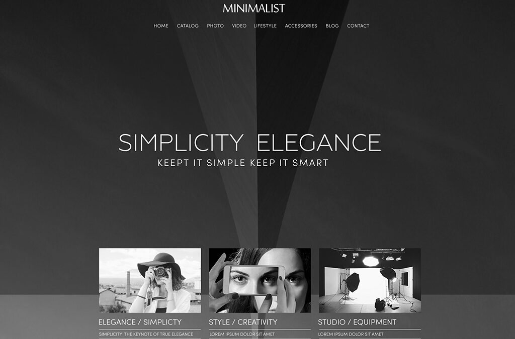 Minimalist – Webshop design