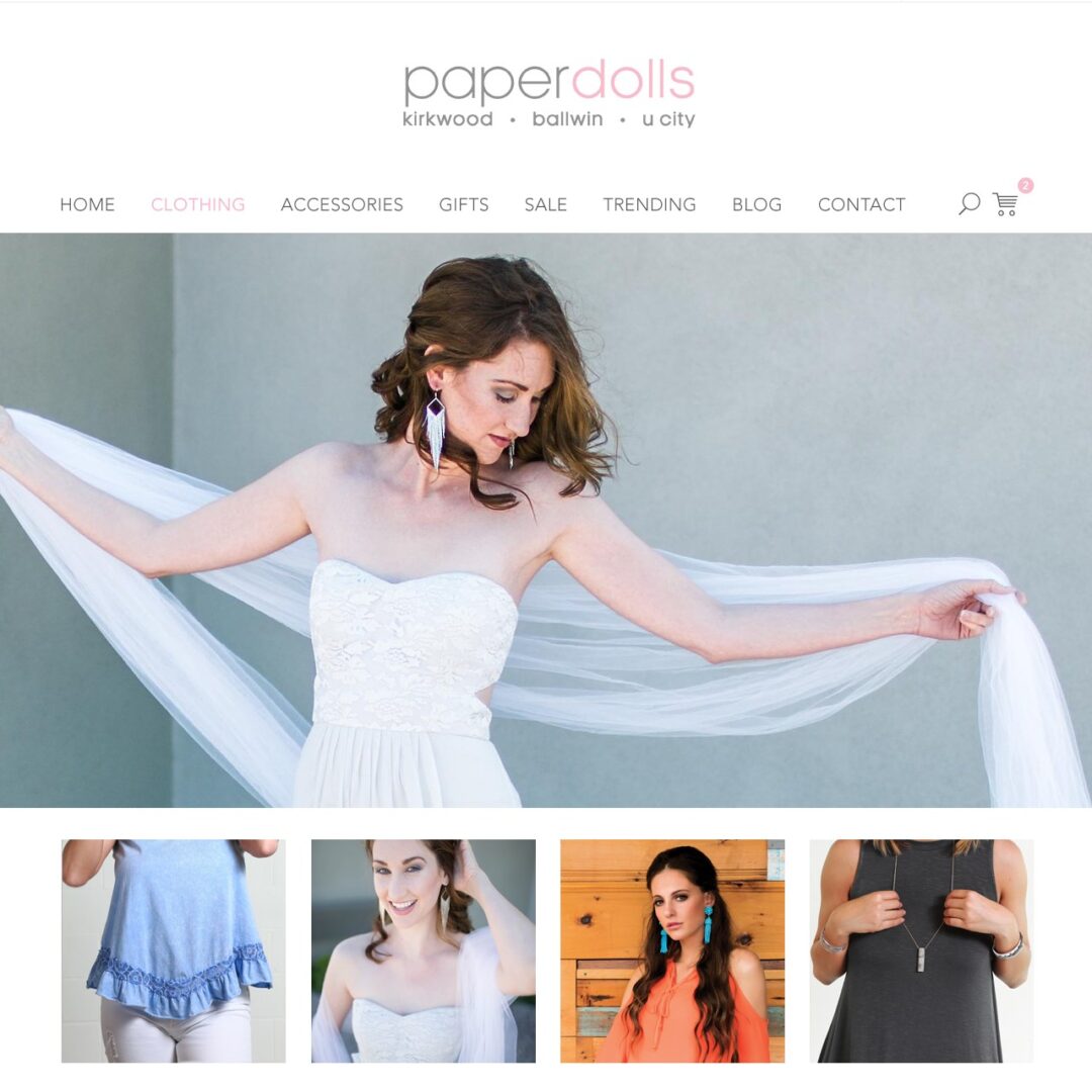 Paperdolls – Web Design for Hyperspacehq