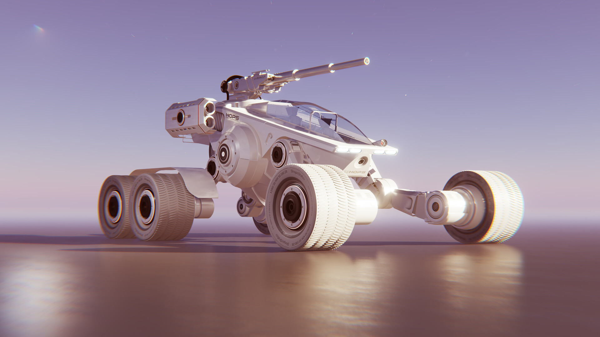 Off-road Sci-Fi vehicle concept