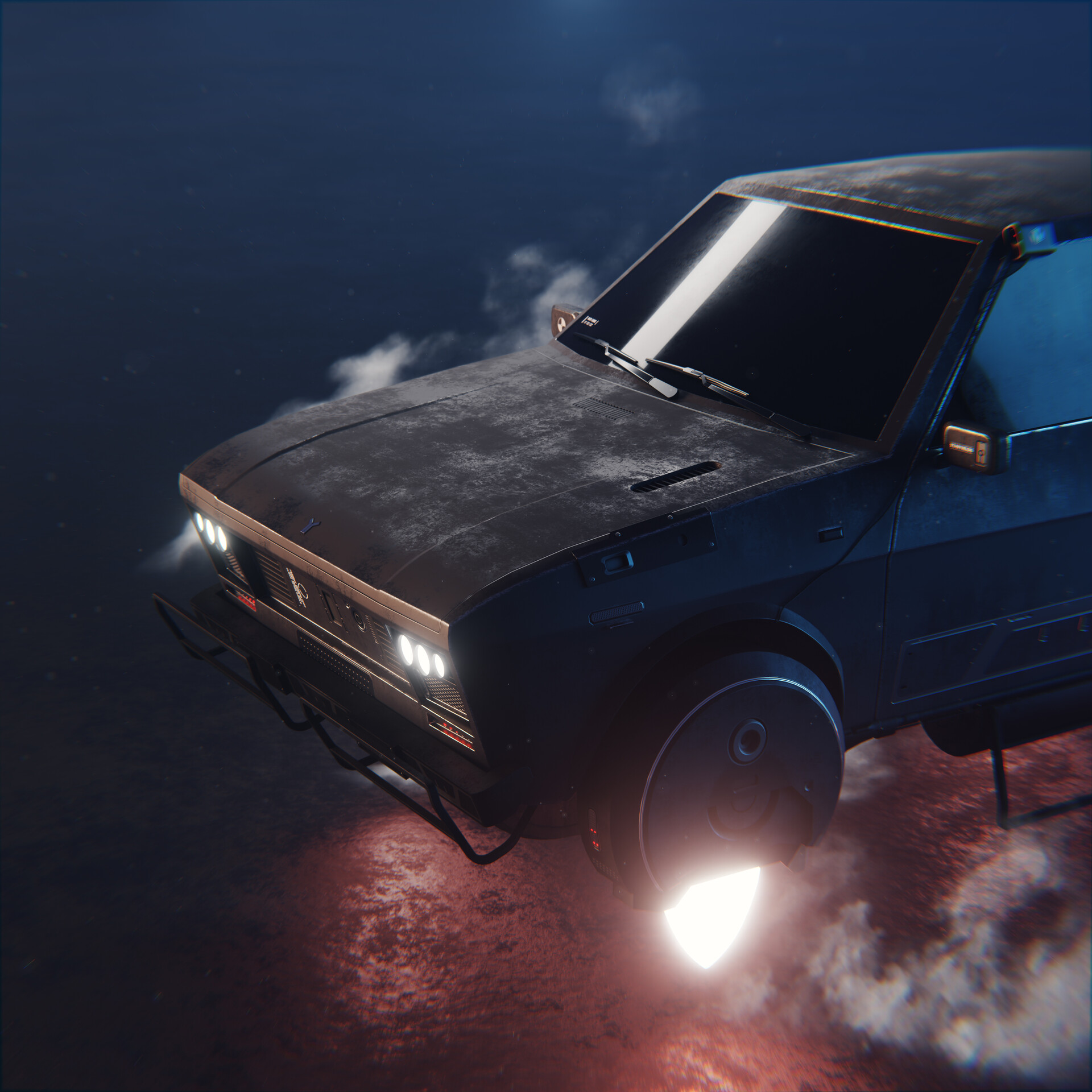 Yugo - Cyberpunk / Dieselpunk concept